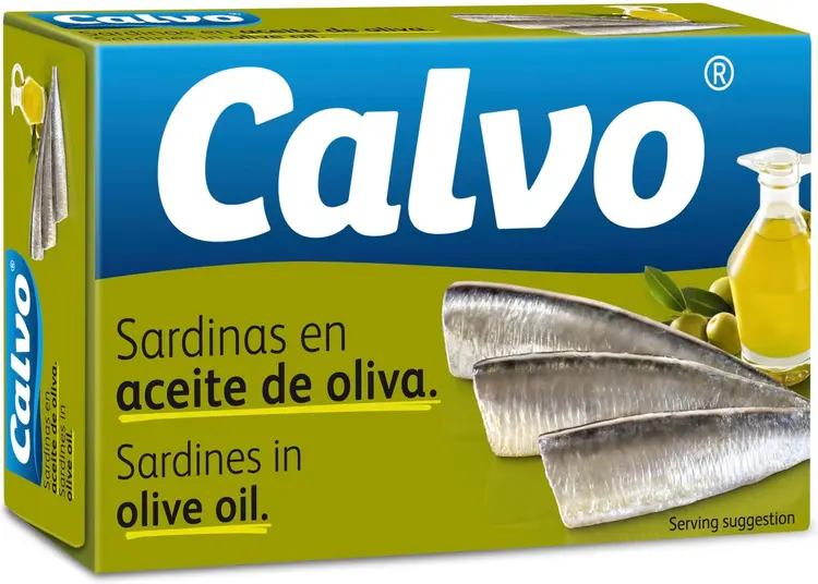 Calvo sardiini oliiviöljyssä 120/84g