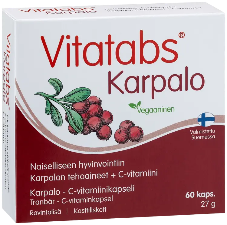 Vitatabs Karpalo karpalo-C-vitamiinikapseli 60 kaps