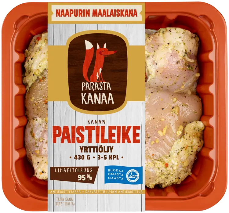 Naapurin Maalaiskanan paistileike, yrttiöljy 430g