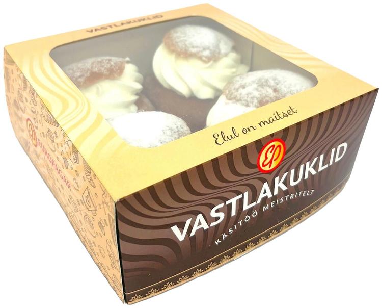 Vastlakuklid vahukoorega 4x65 g