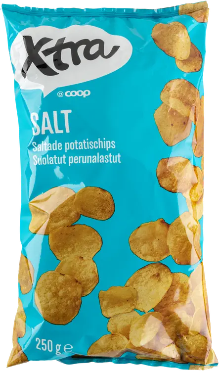 Xtra suolatut perunalastut 250 g