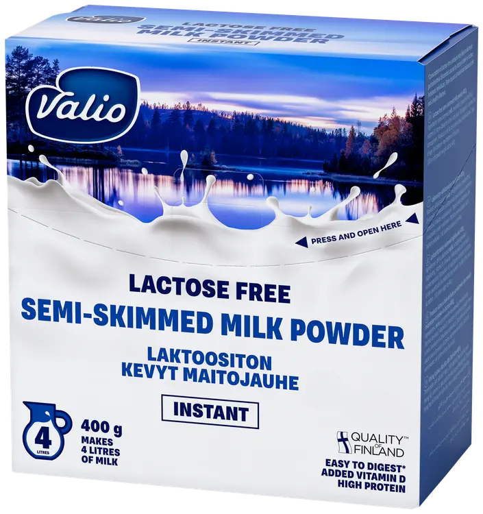 Valio laktoositon kevyt maitojauhe instant 400 g
