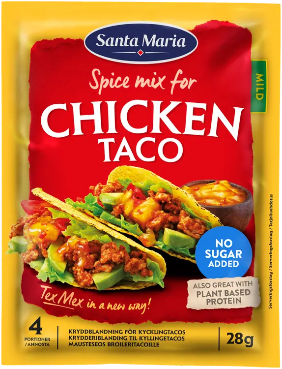 Santa Maria Chicken Taco Spice Mix mausteseos kanalle 28 g