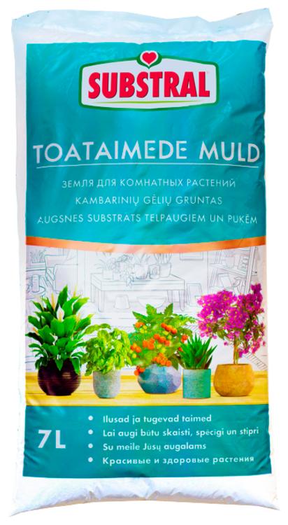 Toataimede muld 7 l, universaalne