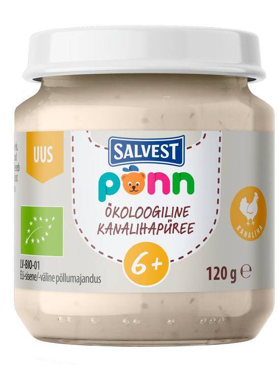 PÕNN Ökoloogiline Kanalihapüree 120 g 6+ 120g