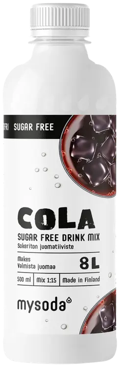 Mysoda Cola Sugar Free virvoitusjuomatiiviste 500ml
