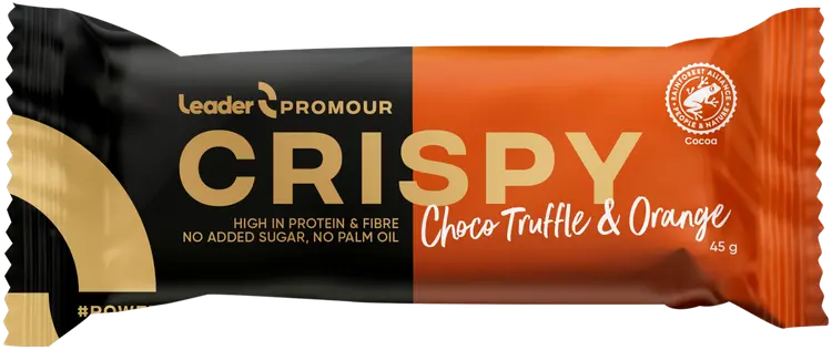 Leader Promour Crispy suklaatryffeli & appelsiini proteiinipatukka 45 g