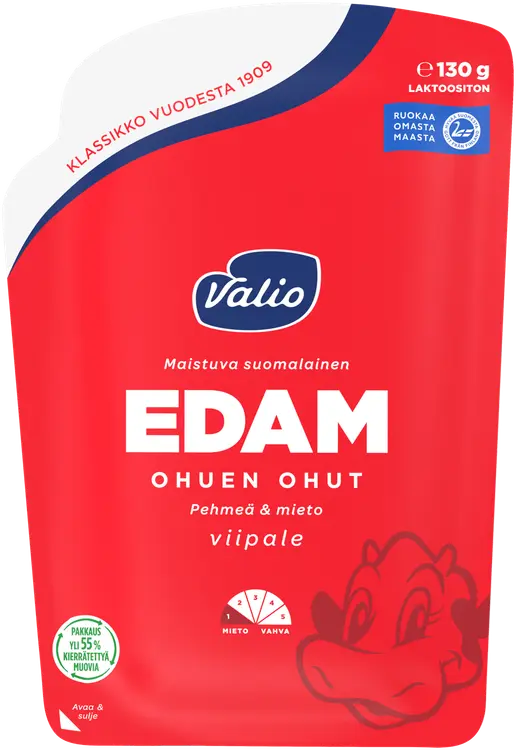 Valio Edam ohuen ohut e130 g viipale