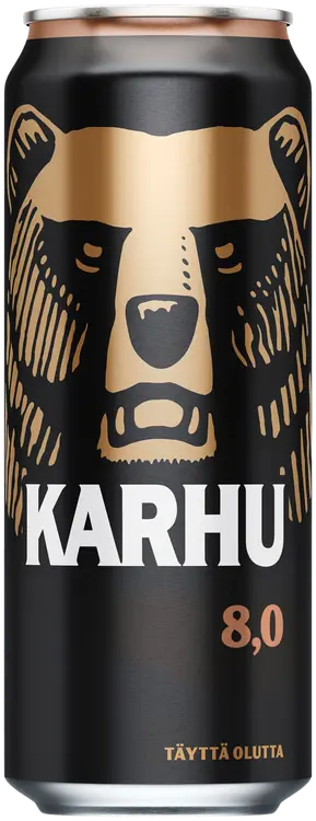 Karhu Lager olut 8,0 til-% tölkki 0,5 L