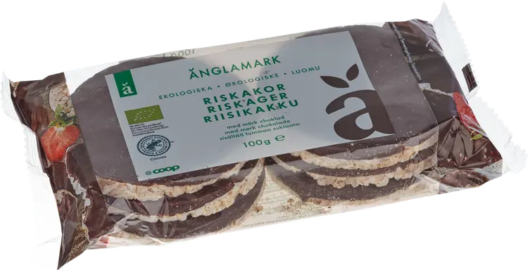 Änglamark riisikakku tummasuklaa luomu 100 g