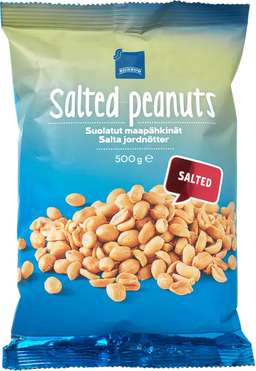Rainbow 500g suolapähkinät