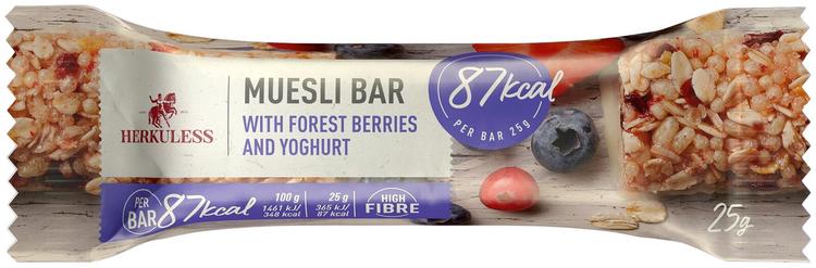 Herkuless müslibatoon jogurti ja metsamarja 25g