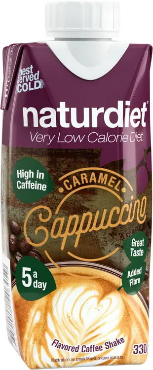 Naturdiet VLCD caramel cappuccino proteiinikahvi 330ml