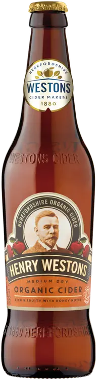 Henry Westons Organic Cider 6,0% 50cl plo
