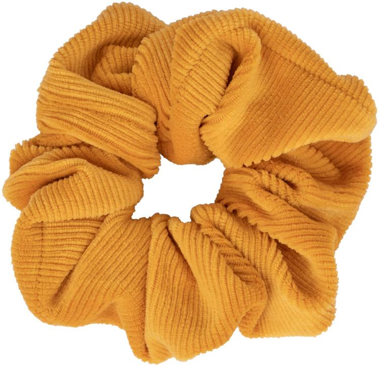 Juuksekumm scrunchie kollane samet