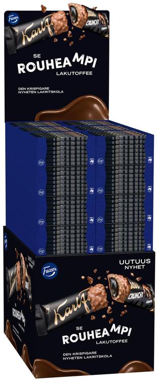 Fazer Crunchy Black piimašokolaad lakritsiga 55g