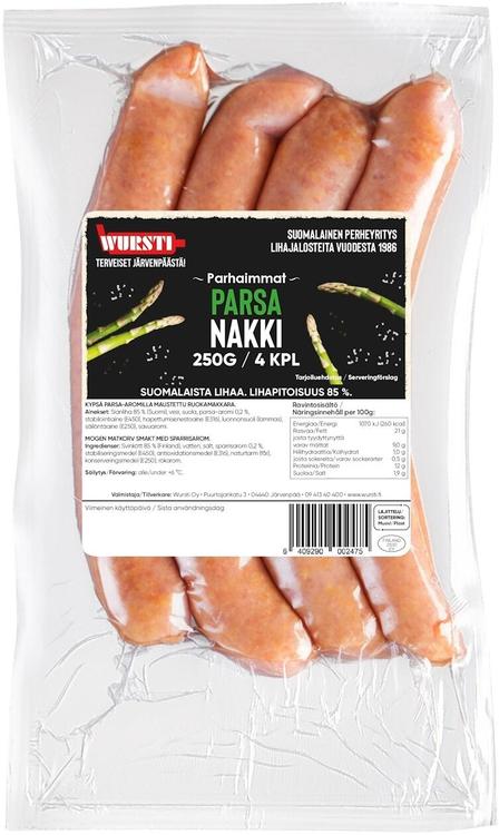 Wursti Parhaimmat Parsanakki 250g
