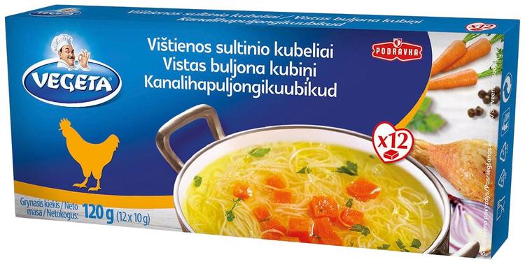 Podravka Vegeta Kanaliha puljongikuubik 120 g