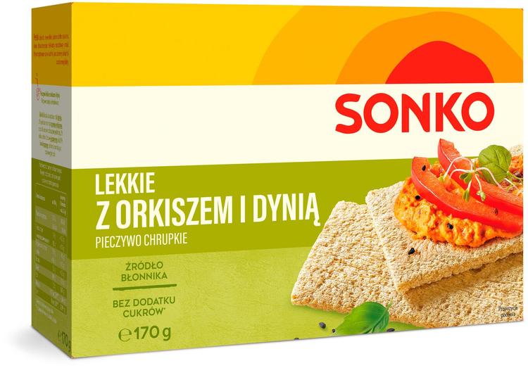Sonko näkileib speltanisu ja kõrvitsaseemnetega 170g