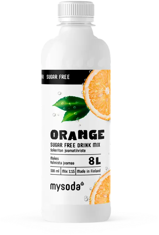 Mysoda Appelsiini Sokeriton Virvoitusjuomatiiviste 500ml