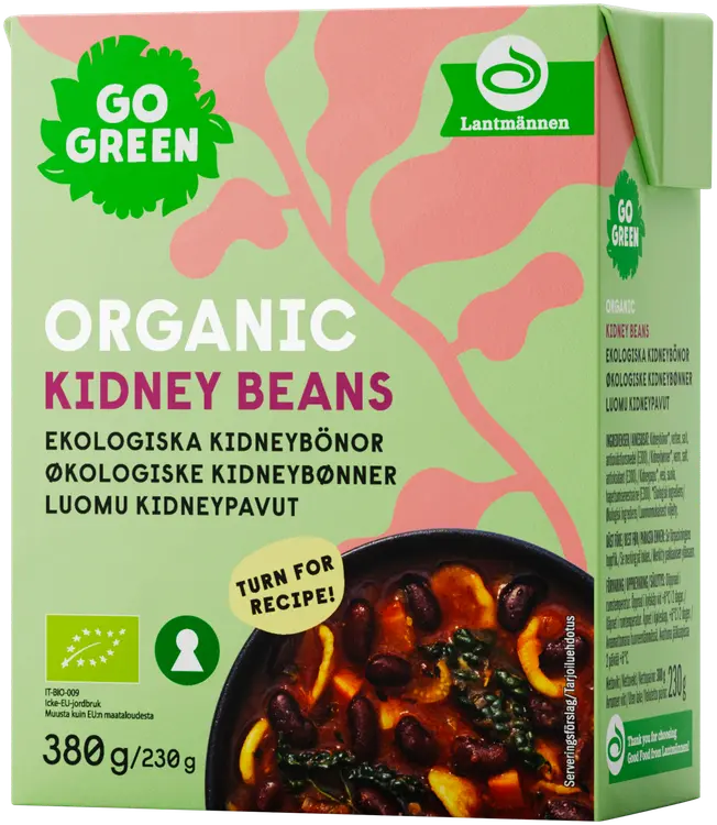 GoGreen Luomu Kidneypavut  380g