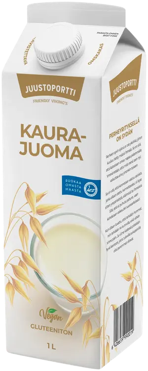 Juustoportti Kaurajuoma 1 l gluteeniton