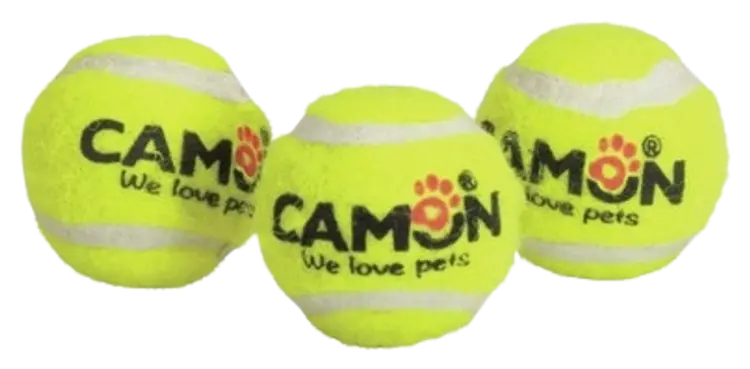 Camon koiran lelu tennispallo vinkuominaisuudella 3 kpl/ 6,2cm