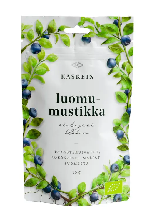 Kaskein Luomumustikka pakastekuivattu 15g
