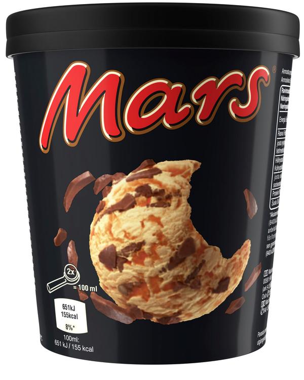 Mars jäätelöpurkki 450ml/273g