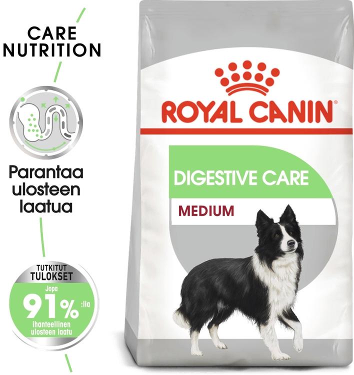Royal canin digestive care medium 12kg, kuivaruoka keskikokoisille koirille