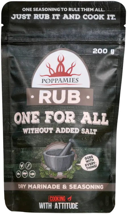 Poppamies Rub One For All mausteseos ilman lisättyä suolaa 200g