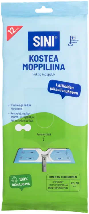 SINI Kostea moppiliina 12 kpl