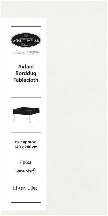 Asp pöytäliina 140 x 240 cm valkoinen