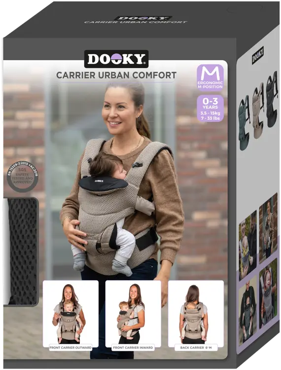 Dooky kantoreppu carrier urban black