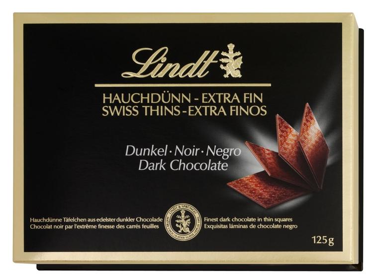 Lindt Thins Tumma suklaa 125g