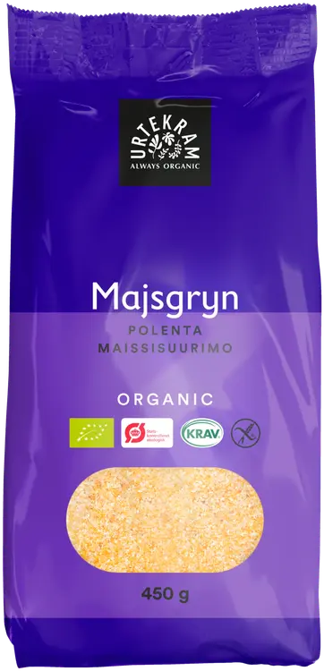 URTEKRAM Luomu Gluteeniton Maissisuurimo 450g