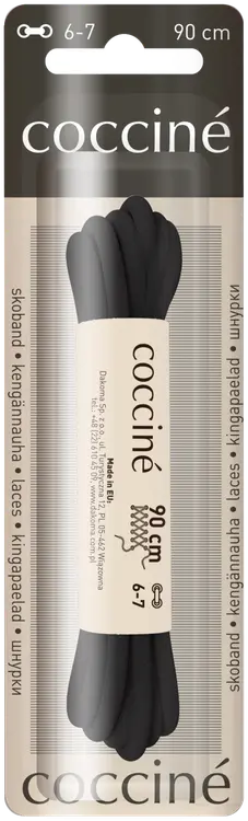 Coccine kengännauha 90 cm, musta