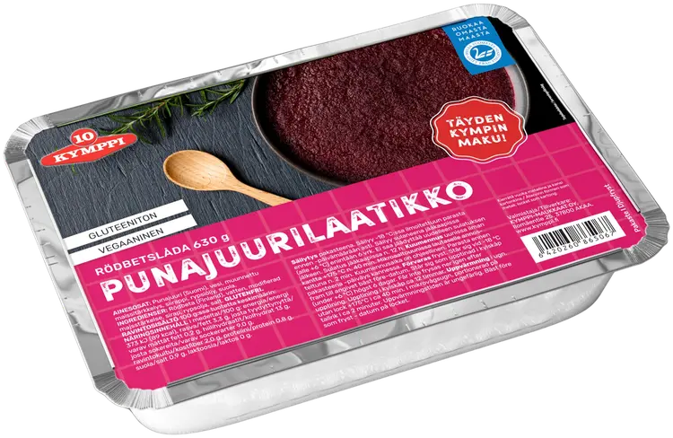 Kymppi Punajuurilaatikko 630 g pakaste
