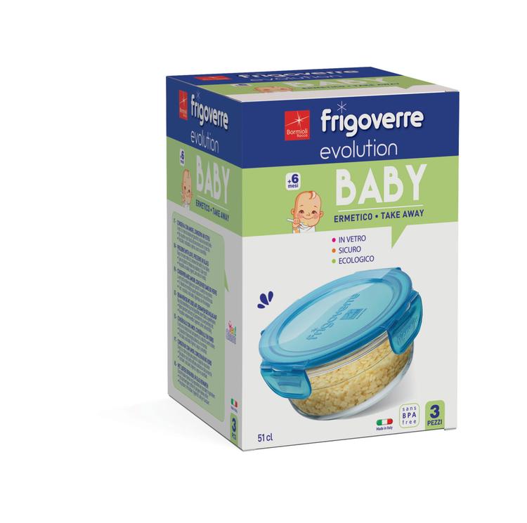 Bormioli Frigoverre Baby lasitiiviö 14 cm 3-pack