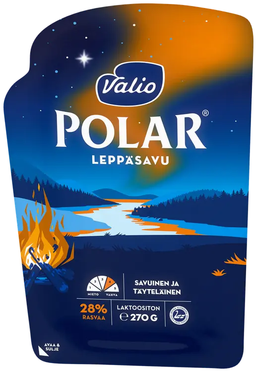 Valio Polar® Leppäsavu e270 g viipale