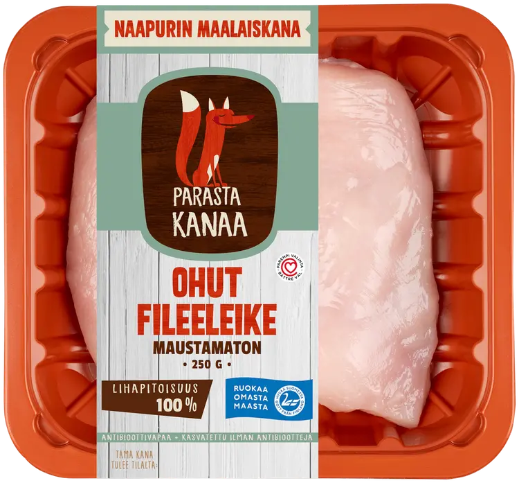 Naapurin Maalaiskanan ohut fileeleike, maustamaton 250g