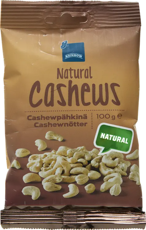 Rainbow 100g cashewpähkinä natural