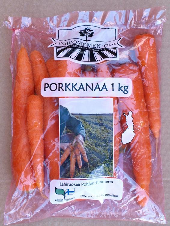Toivoniemen tila 1kg Porkkana