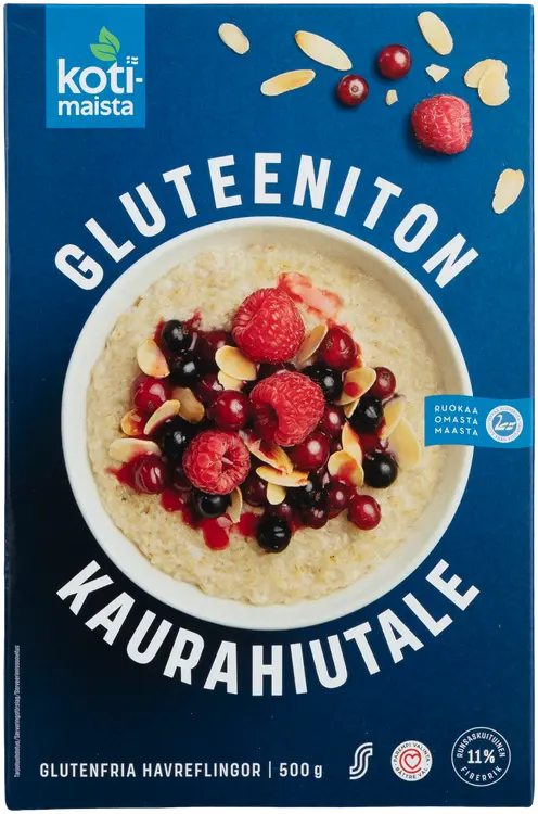 Kotimaista gluteeniton kaurahiutale 500 g
