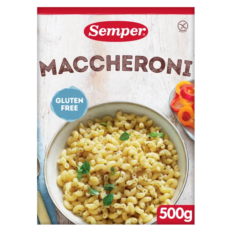 Semper Gluteeniton Makaroni pasta 500g
