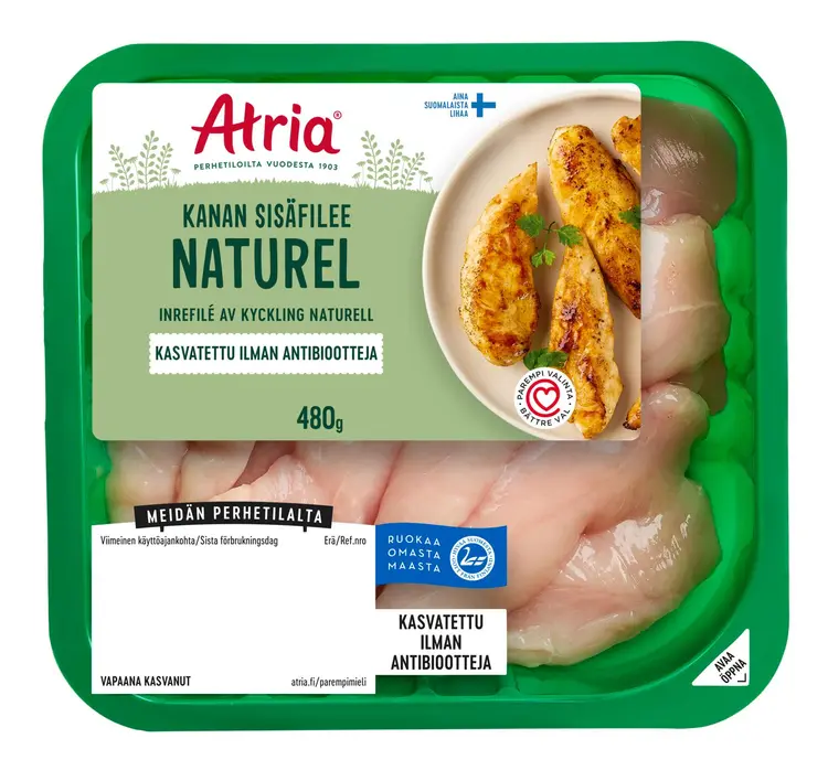 Atria Kanan Sisäfilee Naturel 480g