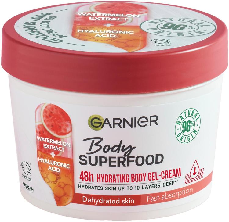 Garnier Body Superfood Watermelon vartalovoide erittäin kuivalle iholle 380ml