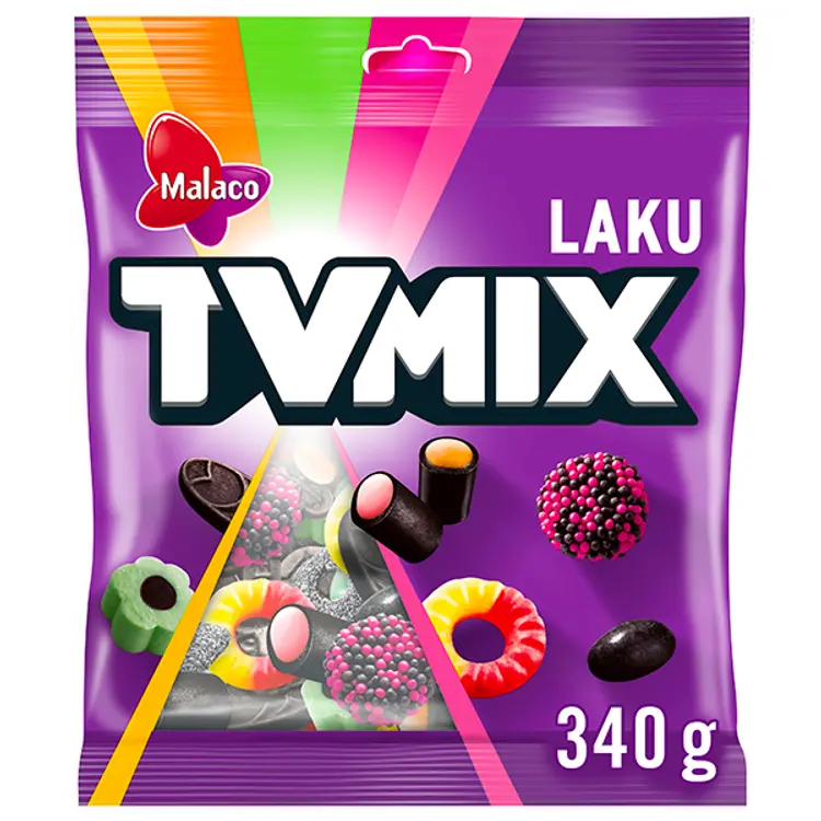 Malaco TV Mix Laku makeissekoitus 340g
