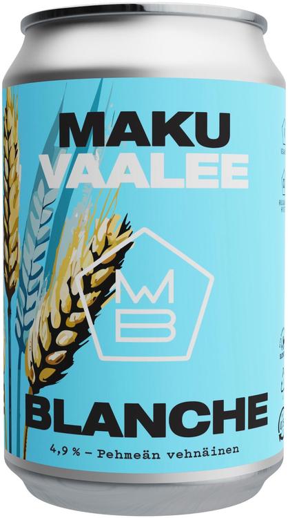 Maku Brewing Vaalee Blanche 4,9% olut tlk