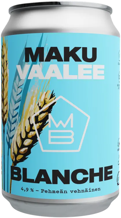Maku Brewing Vaalee Blanche 4,9% olut tlk